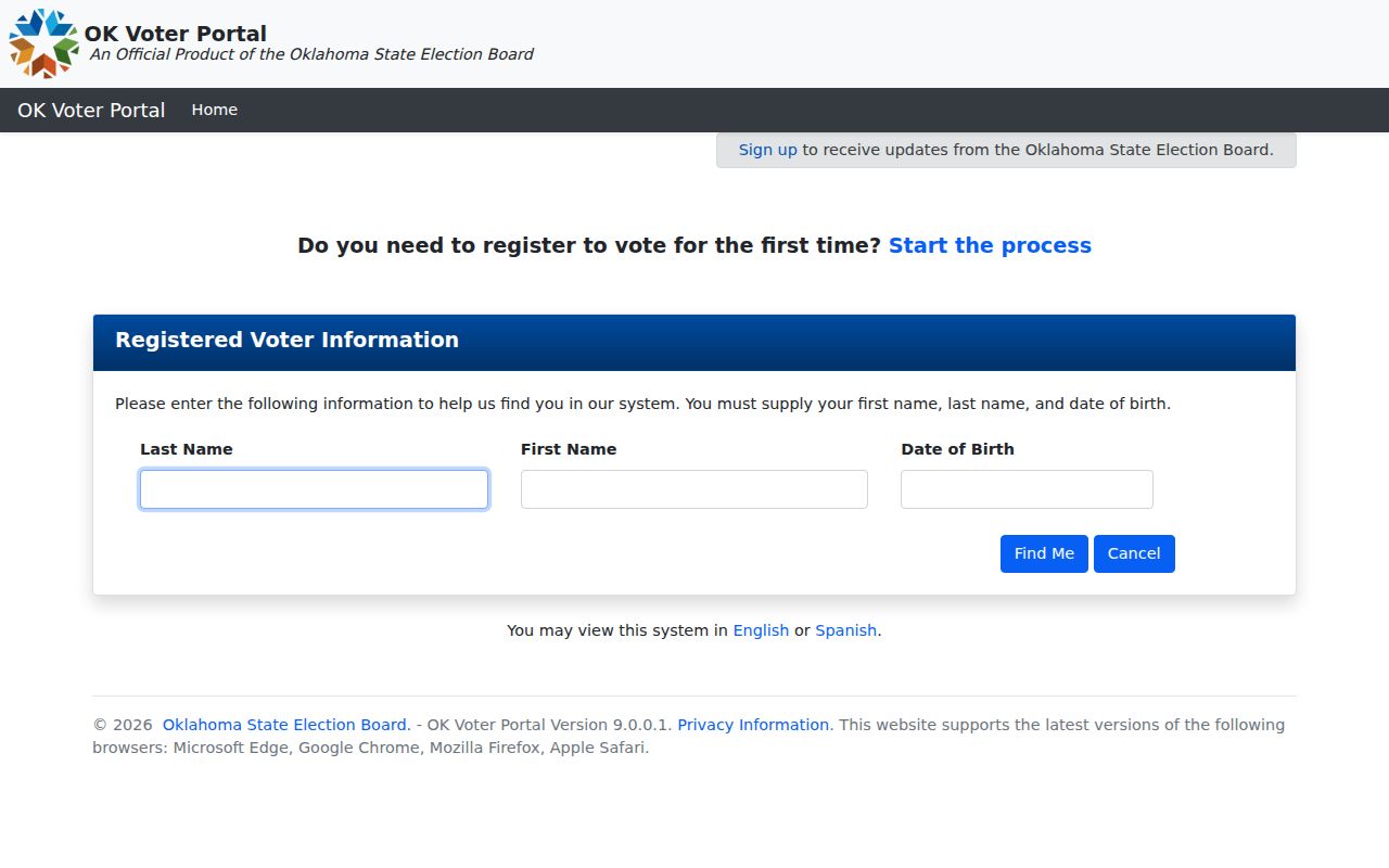 Broken Arrow residents directory Oklahoma voter registration lookup