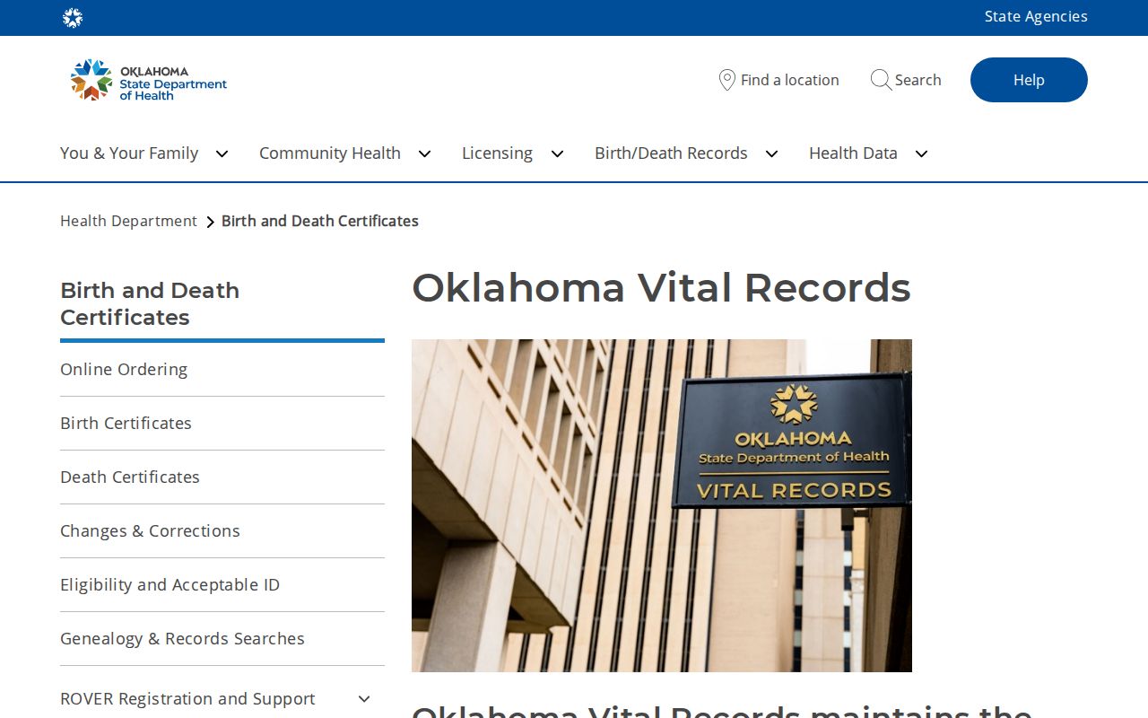 Broken Arrow residents directory Oklahoma vital records access